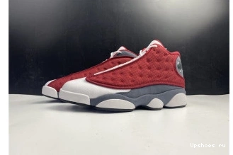 13 Air Red Flint 414571-600 Grey Gym Retro Jordan 0219